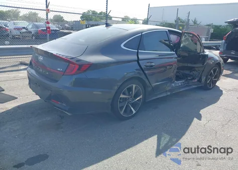 2021 Hyundai Sonata Sel Plus из США, поврежденный, VIN 5NPEJ4J24MH107670